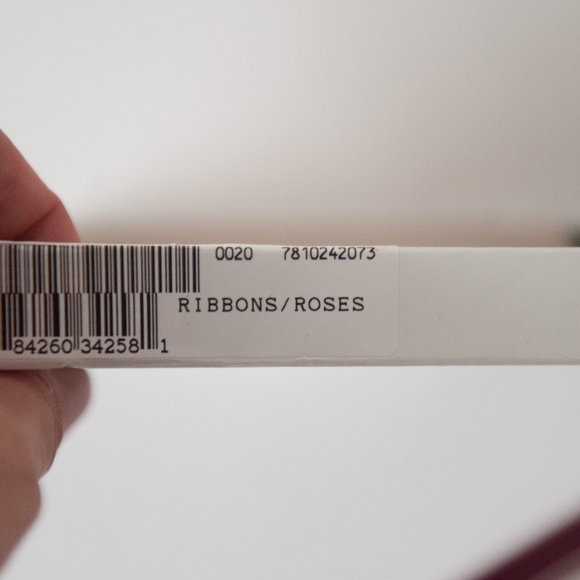 Vintage English Roses & Ribbons Floral Cork Coasters - Set of 4 - Picture 4 of 7